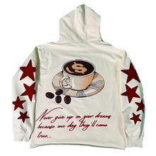 Load image into Gallery viewer, Niche Cafe “Dreamer” Cropped Hoodie
