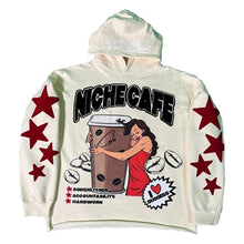 Load image into Gallery viewer, Niche Cafe “Dreamer” Cropped Hoodie
