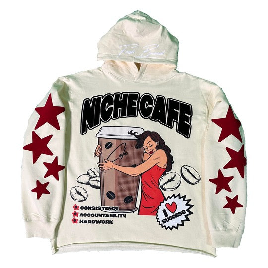 Niche Cafe “Dreamer” Cropped Hoodie