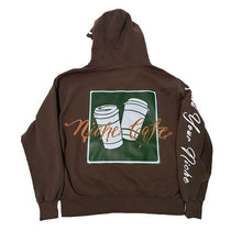 Load image into Gallery viewer, Mocha Zipped Fresh Brewed limited Hoodie
